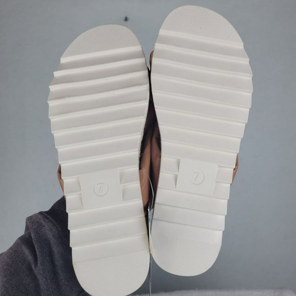 Universal Thread Sandals Women's Peachy Tan Dena Faux Leather Knot Espadrille - Picture 7 of 8